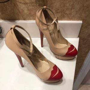Brand new Charlotte Olympia heels